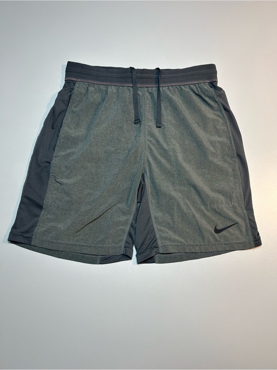 Nike Other - Nike Flex Yoga Training Shorts Grey Heather Black Mesh Panels